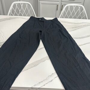 Banana Republic Womens Pleated linen Blend Dress Trousers Wide Leg 4